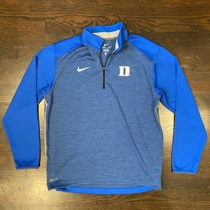 Duke Nike Dri-Fit Quarter Zip
